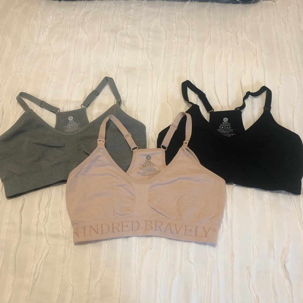 Set of 3 Kindred Bravely Nursing Sports Bras
